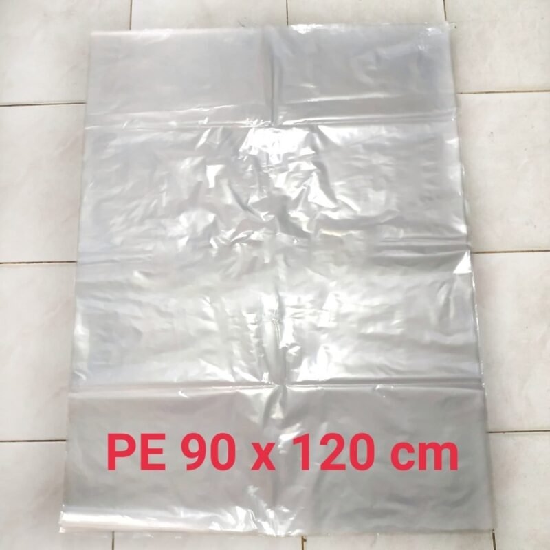 Kantong Plastik PE Bening Besar Tebal Uk. 75x130, 90x120 cm (1 kg) - Gambar 3