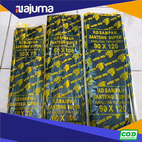 Kantong Plastik Sampah Merk Banteng Hitam