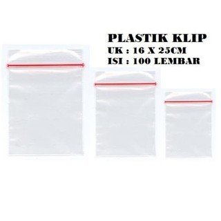 Plastik Klip merk SMPI Uk. 16x25  (Isi 100 pcs)