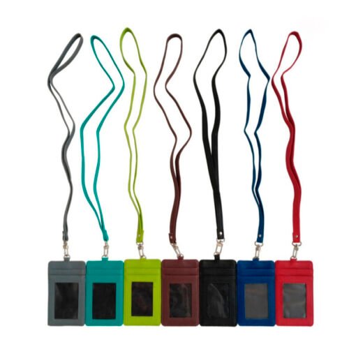 Name Tag / Tali ID Card Holder / Gantungan ID Card Kulit Sintetis