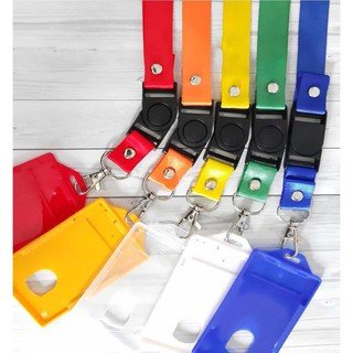 Tali Lanyard ID Card Holder Full Set polos
