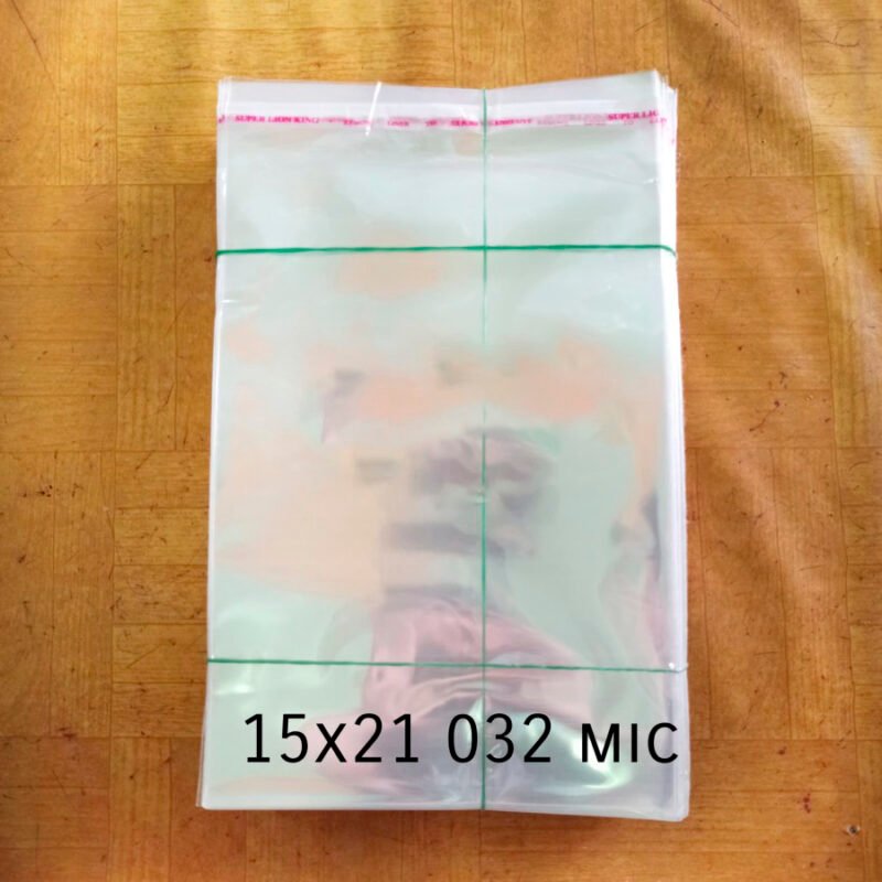 Plastik Opp Lem 15x21 032 / Plastik Masker / Plastik Roti  (Isi 500 pcs)