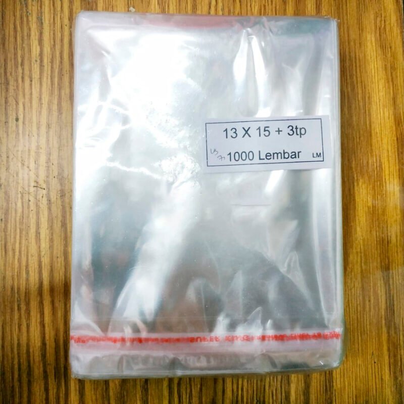 Plastik OPP Lem / Seal Uk. 13x15 (Isi 1000 pcs)