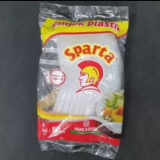 Sendok Bebek Bening Sparta (Isi 50 pcs)