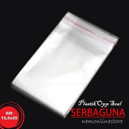 Plastik Opp Seal 15,5x25 cm Bening transparan