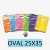 Pon Oval Polos 25x35 (Isi 100 pcs)