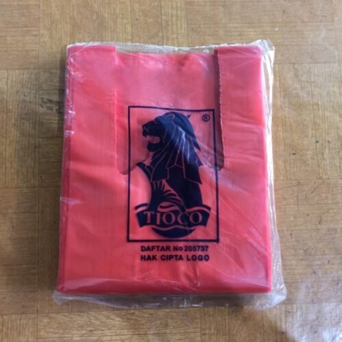 Kantong Plastik HD Tioco TEBAL Merah 17 / Kresek Merah 17