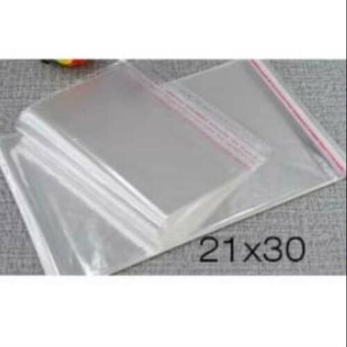 Plastik OPP Lem Seal 21x30 cm Isi 100 Lembar