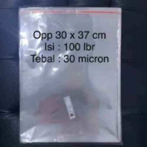 Plastik OPP Lem Seal Baju Uk. 30x37 cm (Isi 100 L)