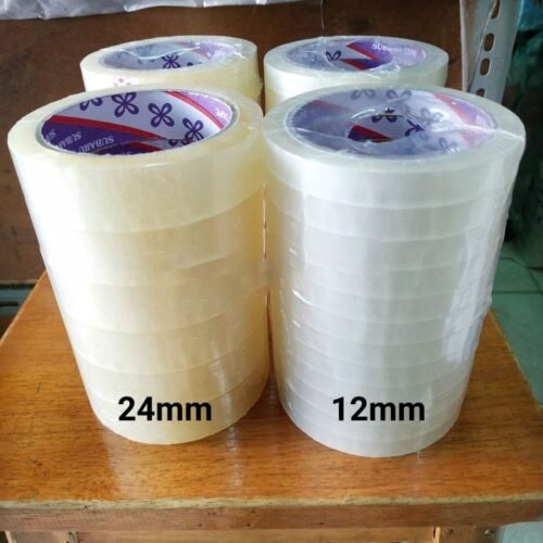 Solatip Isolasi Bening Subaru 1/2 in / 12 mm (1 slop isi 12 rol)