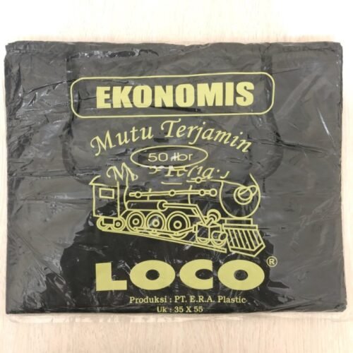 Kantong Plastik Loco Ekonomis Hitam 35 (50 pcs)