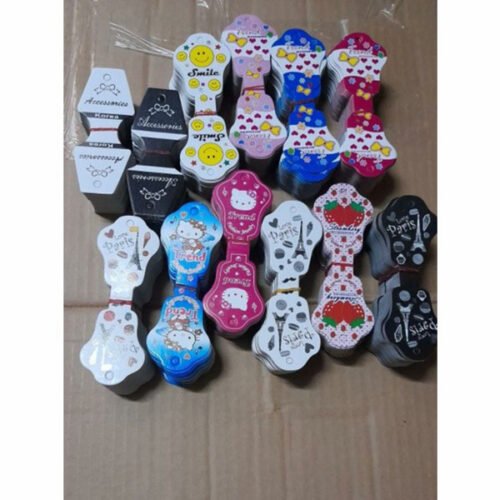 Kertas Label Korea Gantungan Penjepit Plastik Aksesoris Label kertas