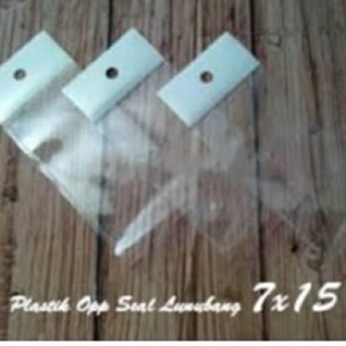 Plastik Opp Seal Lubang 7x16 cm Kemasan Aksesoris