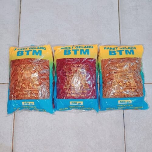 Karet Gelang BTM Kualitas SUPER (isi 1/2 kg)