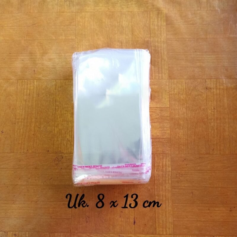 Plastik Opp Seal Lem / Plastik Amplop Angpao Lebaran Uk. 8x13 cm