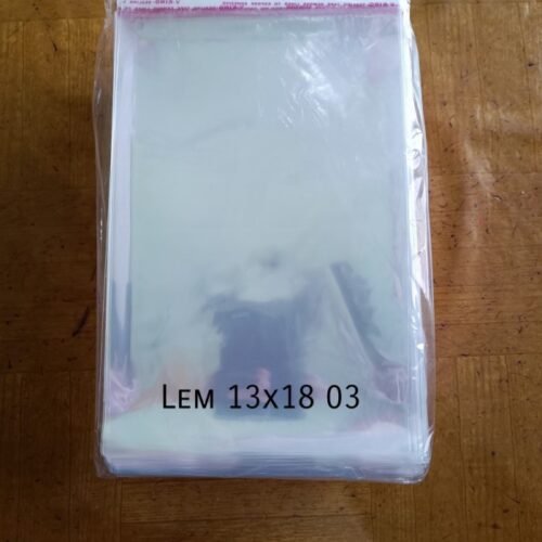Plastik OPP Lem Seal 13x18 03 (isi 500 pcs) Plastik Roti Tebal