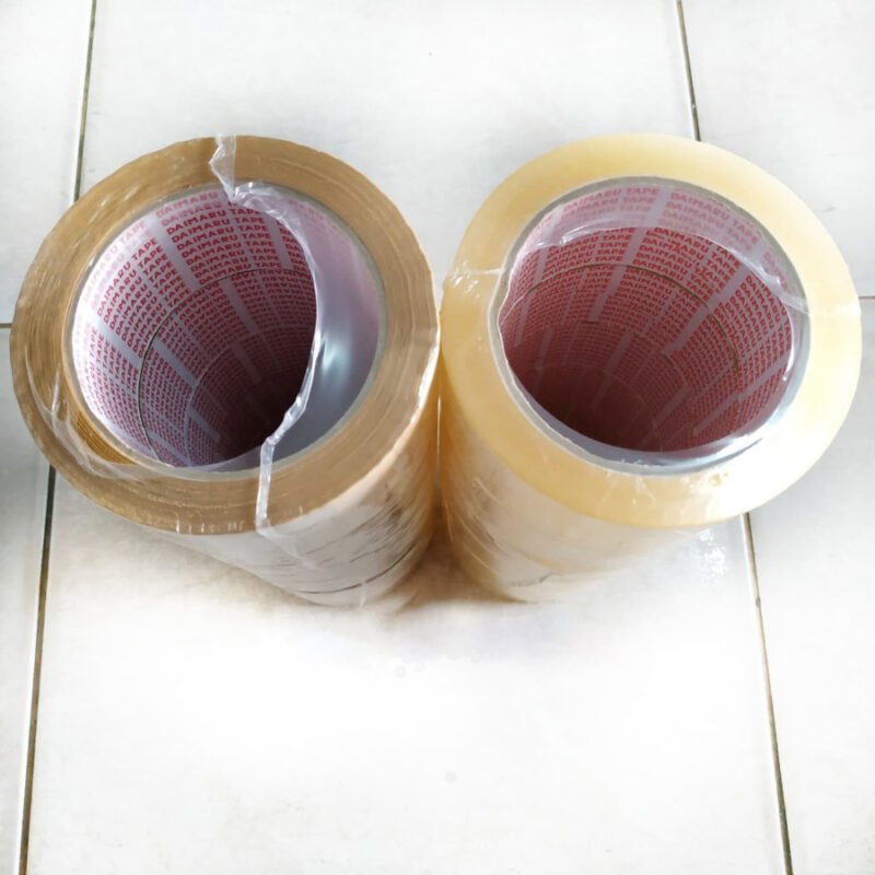 Lakban Daimaru Tape 90 yard Cokelat - Gambar 2