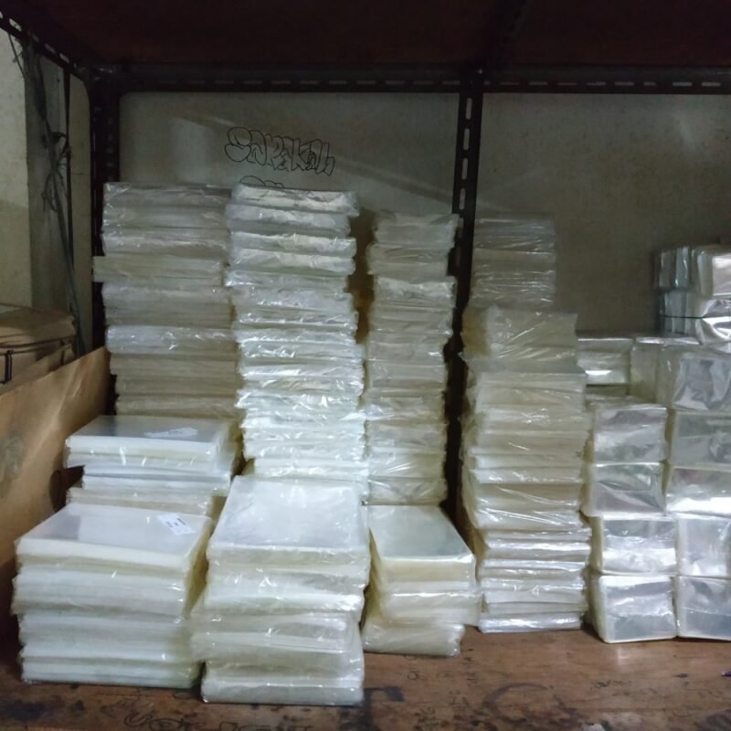 Plastik OPP Kaca Bening TIPIS 027mic Uk Lebar 5-9 (Isi 1 kg) plastik aksesoris - Gambar 3